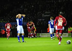 Framed Print : Bristol City vs. Leicester City: A Football Rivalry - Season 09-10 Framed Print : Bristol City vs. Leicester City: A Football Rivalry - Season 09-10