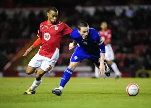 Bristol City V Leicester City Prints: Bristol City vs. Leicester City: A Football Rivalry - Season 09-10