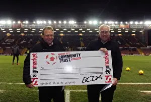 Bristol City V Leyton Orient Prints: Bristol City vs Leyton Orient: 50/50 Foundation Prize Moment at Ashton Gate