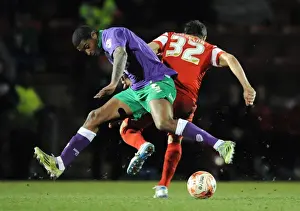 Leyton Orient V Bristol City Prints: Bristol City vs Leyton Orient: Mark Little vs Andrea Dossena Clash in Sky Bet League One