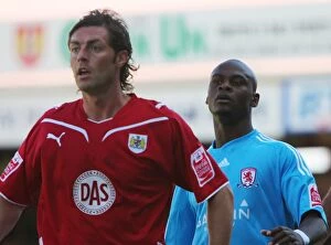 Images Dated 29th August 2009: Bristol City vs Middlesbrough: 09-10 Football Showdown - A Season to Remember