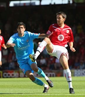 Images Dated 29th August 2009: Bristol City vs Middlesbrough: 09-10 Season Football Showdown