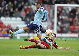 Bristol City vs Middlesbrough: Brendan Moloney Tackles Scott McDonald