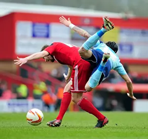 Bristol City vs Middlesbrough: Steven Davies Foul by Rhys Williams