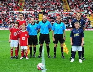 Images Dated 7th August 2010: Bristol City vs Millwall: A Football Showdown - Season 10-11
