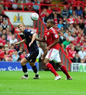 Bristol City V Millwall Prints: Bristol City vs Millwall: A Football Showdown - Season 10-11