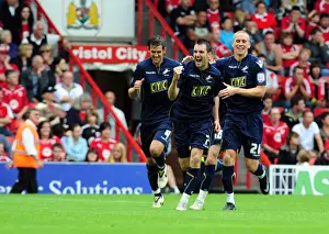 Bristol City V Millwall Prints: Bristol City vs Millwall: A Football Showdown - Season 10-11