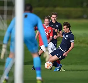 Bristol City U21s Prints: Bristol City vs Millwall: Jack Powell Fouls Ben Withey in U21 PDL2 Clash