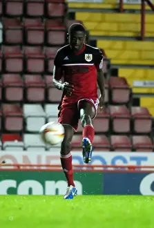 Bristol City U21s V Millwall U21s Prints: Bristol City vs Millwall: Kevin Krans in Action at Ashton Gate, 2012