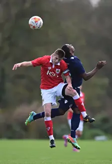 Bristol City U21s Prints: Bristol City vs Millwall: Murphy vs Jeffery - A Battle for Supremacy
