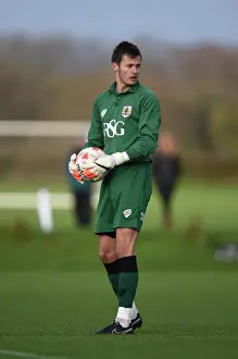 Bristol City U21s Prints: Bristol City vs Millwall: U21s Clash at Failand Training Ground - Dave Richards in Action