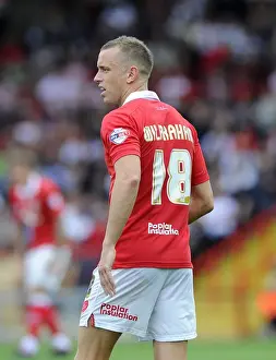 Bristol City V MK Dons Prints: Bristol City vs MK Dons: Aaron Wilbraham in Action at Ashton Gate, September 2014