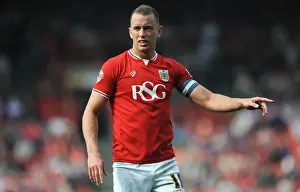 Bristol City V MK Dons Prints: Bristol City vs MK Dons: Aaron Wilbraham in Action at Ashton Gate, October 2015