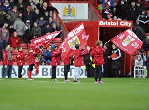 Images Dated 18th January 2014: Bristol City vs MK Dons Clash in Sky Bet League One at Ashton Gate (January 2014)