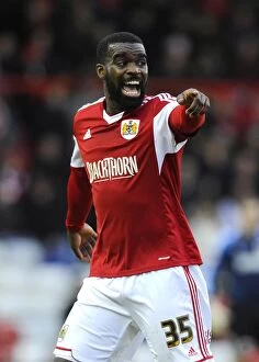 Images Dated 18th January 2014: Bristol City vs MK Dons: Karleigh Osborne in Action at Ashton Gate, Sky Bet League One