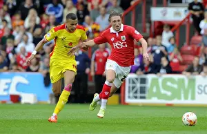 Bristol City V MK Dons Prints: Bristol City vs MK Dons: Luke Ayling vs Dele Alli Battle for the Ball