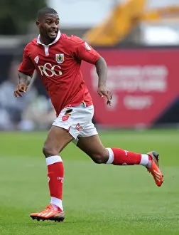 Bristol City V MK Dons Prints: Bristol City vs MK Dons: Mark Little in Action at Ashton Gate, September 2014