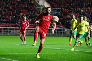 Bristol City V Norwich City Prints: Bristol City vs Norwich City: Aaron Wilbraham in Action at Ashton Gate