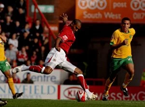 Images Dated 18th October 2008: Bristol City vs Norwich City: A Football Rivalry - Season 8-9