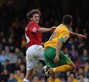 Bristol City V Norwich City Collection: Bristol City vs Norwich City: A Football Rivalry - Season 08-09