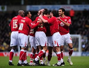 Images Dated 7th February 2009: Bristol City vs. Norwich City: A Football Rivalry - Season 08-09