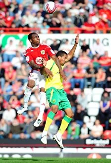 Images Dated 2nd October 2010: Bristol City vs Norwich City: A Football Rivalry - Season 10-11
