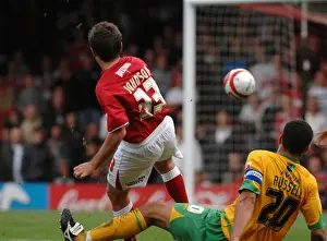 Bristol City V Norwich City Prints: Bristol City vs. Norwich City: A Football Rivalry - Season 08-09