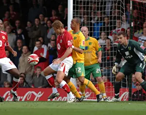 Bristol City V Norwich City Prints: Bristol City vs Norwich City: A Football Rivalry - Season 08-09