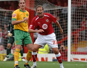 Bristol City V Norwich City Prints: Bristol City vs Norwich City: A Football Rivalry - Season 08-09