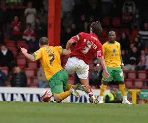 Bristol City V Norwich City Prints: Bristol City vs Norwich City: A Football Rivalry - Season 08-09