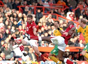 Bristol City V Norwich City Prints: Bristol City vs Norwich City: A Football Rivalry - Season 08-09