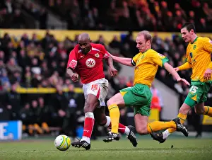 Norwich City V Bristol City Prints: Bristol City vs. Norwich City: A Football Rivalry - Season 08-09