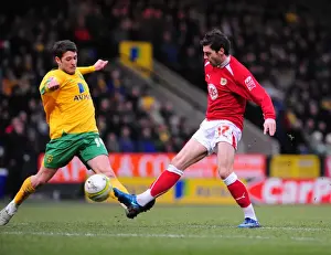 Norwich City V Bristol City Prints: Bristol City vs. Norwich City: A Football Rivalry - Season 08-09