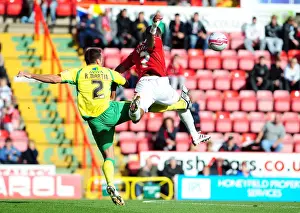 Bristol City V Norwich City Prints: Bristol City vs. Norwich City: A Football Rivalry - Season 10-11