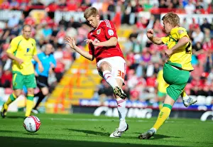 Framed Print : Bristol City vs Norwich City: A Football Rivalry - Season 10-11 Framed Print : Bristol City vs Norwich City: A Football Rivalry - Season 10-11