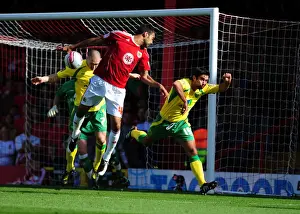 Framed Print : Bristol City vs Norwich City: A Football Rivalry - Season 10-11 Framed Print : Bristol City vs Norwich City: A Football Rivalry - Season 10-11
