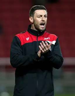 Framed Print : Bristol City vs Norwich City: Jamie McAllister Coaches U23s at Ashton Gate, Sky Bet Championship (March 7, 2017)