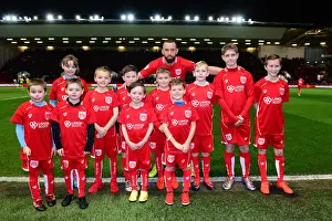 Bristol City vs. Norwich City: Mascots and Aaron Wilbraham, Ashton Gate, 2017
