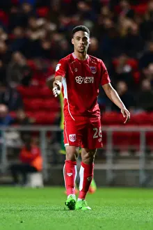 Bristol City vs Norwich City: Zak Vyner in Action at Ashton Gate, March 7, 2017 (Sky Bet Championship)