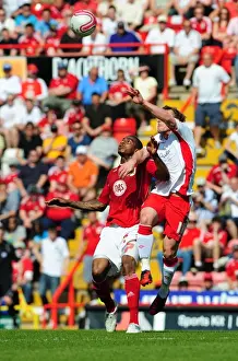Bristol City V Nottingham Forest Prints: Bristol City vs. Nottingham Forest: 2010-11 Season Showdown - A Football Rivalry Unfolds
