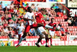 Bristol City V Nottingham Forest Prints: Bristol City vs Nottingham Forest: 2010-11 Season Showdown - A Football Rivalry Unfolds