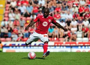 Bristol City v Nottingham Forest Collection: Bristol City vs. Nottingham Forest: 2010-11 Season Showdown - A Football Rivalry Unfolds