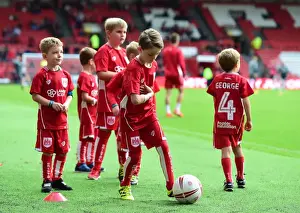 Bristol City vs. Nottingham Forest Clash: Football Mascots in Action at Ashton Gate Stadium