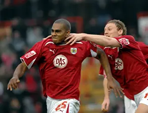 Bristol City V Nottingham Forest Prints: Bristol City vs. Nottingham Forest: A Football Rivalry from the 08-09 Season