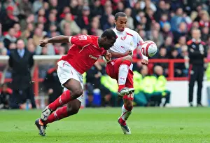 Nottingham Forest V Bristol City Prints: Bristol City vs. Nottingham Forest: A Football Rivalry - Season 08-09: Clash of Championship Titans
