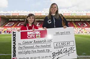 Bristol City V Notts County Prints: Bristol City vs Notts County: A Football Battle for Cancer Research - April 2014