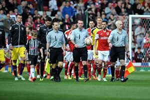 Images Dated 18th April 2014: Bristol City vs Notts County: A Thrilling Sky Bet League One Clash at Ashton Gate (April 2014)
