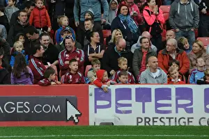 Bristol City V Oldham Athletic Prints: Bristol City vs Oldham Athletic: A Football Rivalry in Sky Bet League One at Ashton Gate - November 2014