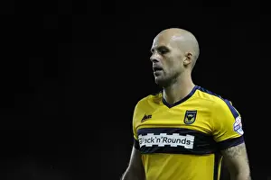 Capital One Prints: Bristol City vs Oxford United: David Hunt in Action at Ashton Gate, 2014