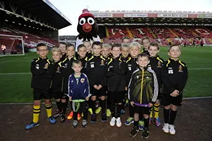 Capital One Prints: Bristol City vs Oxford United: Flag Bearers at Ashton Gate, Capital One Cup First Round
